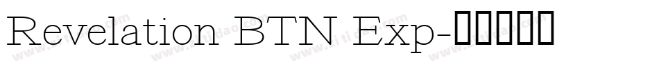 Revelation BTN Exp字体转换